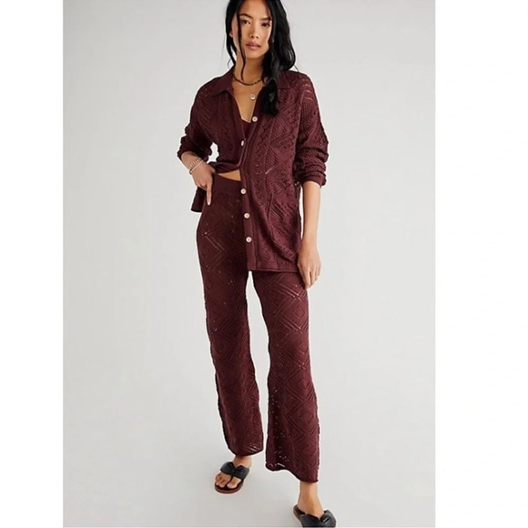 Free People Beach Getaway Fauxchet Cardigan - Picture 2 of 8